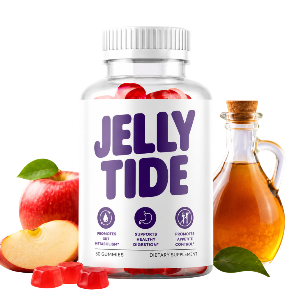 JellyTide daily gummy supplement bottle